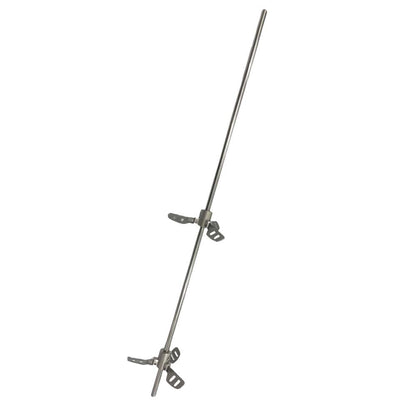 Cosmostar 55 Gallon Paint Mixer with Expandable Stainless Steel Mixing Blades and 0.47" Shaft Rod - Ideal for Mixing Paints, Epoxy, Resins, and Silicones with Dual Propeller Tools