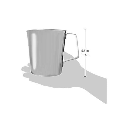 Grafco Measuring Beaker, 32 Oz Stainless Steel Graduated Beaker with Handle