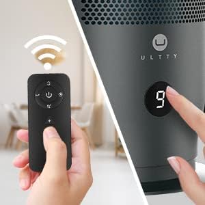 U ULTTY Remote Control for Air Purifier Fan with H13 HEPA | R21, R020, R022D