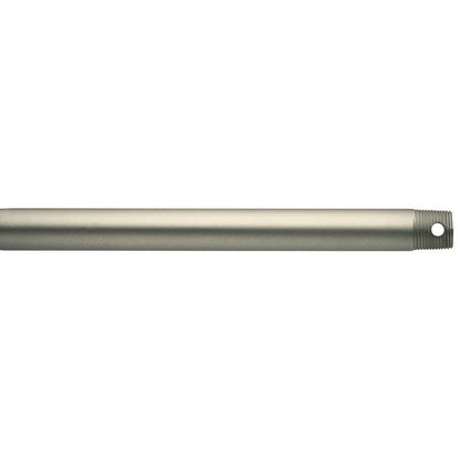 Kichler Accessory Ceiling Fan Down Rod, 18" downroad with 1" Diameter in Brushed Nickel, 360001NI, (18" L x 1" DIA)