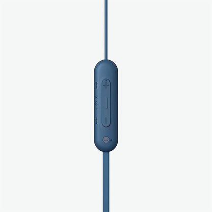 Sony WI-C100 Wireless in-Ear Bluetooth Headphones with Built-in Microphone, White