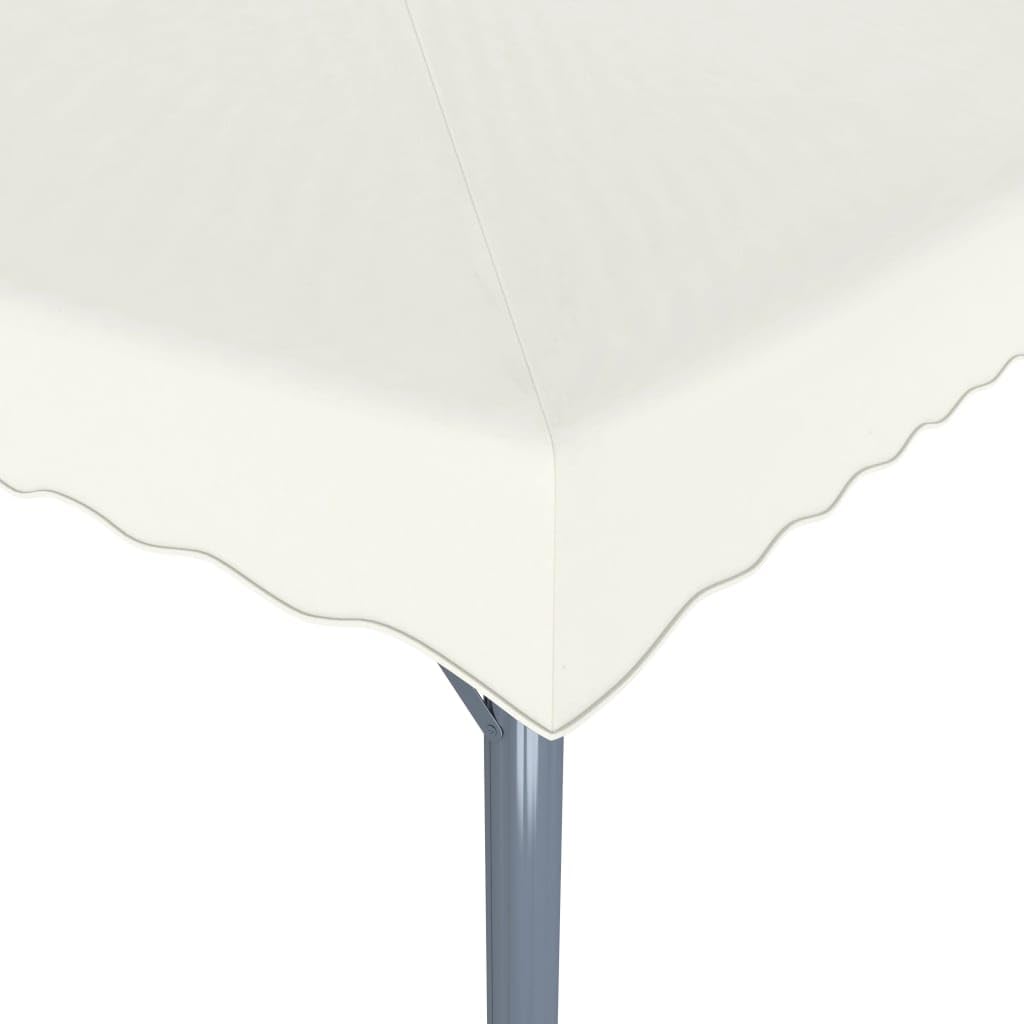 Xhnifbn Cream Aluminum Outdoor Gazebo 118 x 118 Inch, UV-Resistant Canopy Tent, Square Freestanding Shelter with Modern Design for Backyard, Patio, Garden & Deck