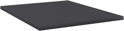 15.7"x19.7"x0.6", Set 8 vidaXL Gray Bookshelf Boards, Durable Engineered Wood, Modern Design, Versatile Storage