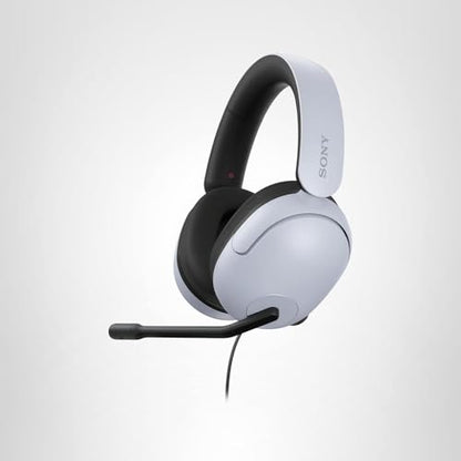 Sony INZONE H3 Wired Gaming Headphones With Mic, PS5 Headphones, Over-Ear, Personalized 360 Spatial Sound, Discord Certified MDR-G300 (White)