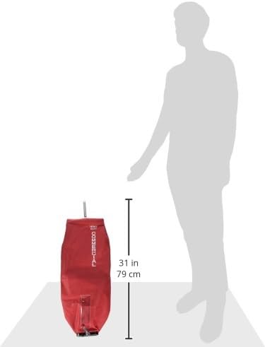 Eureka Commercial Zipper with Latch Cloth Bag, Red