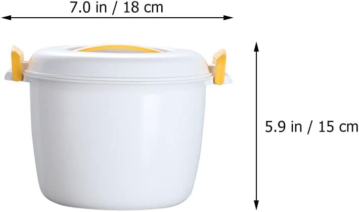 Didiseaon Mini Rice Cooker, Travel Steamer, Microwave Cooking Tool for Fettuccine Noodles and Rice Making