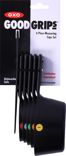 OXO Good Grips 6- Piece Plastic Measuring Cups