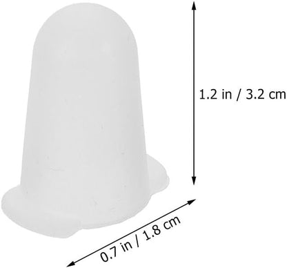 LIFKOME 8pcs Cake Frosting Tip Covers, Silicone Piping Tip Sleeves, Protective Cap Bakeware Set