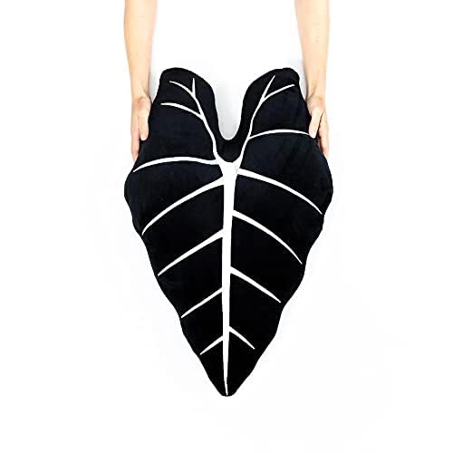 Green Philosophy Co. Monstera Leaf Pillow - Mossy Earth - Large Soft Plant-Shaped Plush Cushion for Couch, Bed, or Reading Nook - Cute & Unique Nature-Inspired Decor Super Soft & Cuddly Throw Pillow