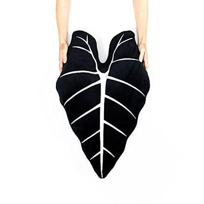 Green Philosophy Co. Monstera Leaf Pillow - Mossy Earth - Large Soft Plant-Shaped Plush Cushion for Couch, Bed, or Reading Nook - Cute & Unique Nature-Inspired Decor Super Soft & Cuddly Throw Pillow