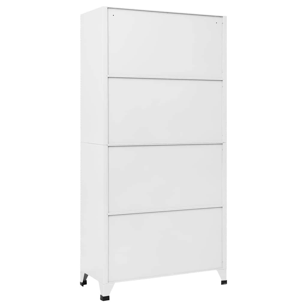GKHPYURE Metal Locker Cabinet with 18 Lockable Compartments, 35.4x15.7x70.9 Inches, for Gym and Changing Room Storage