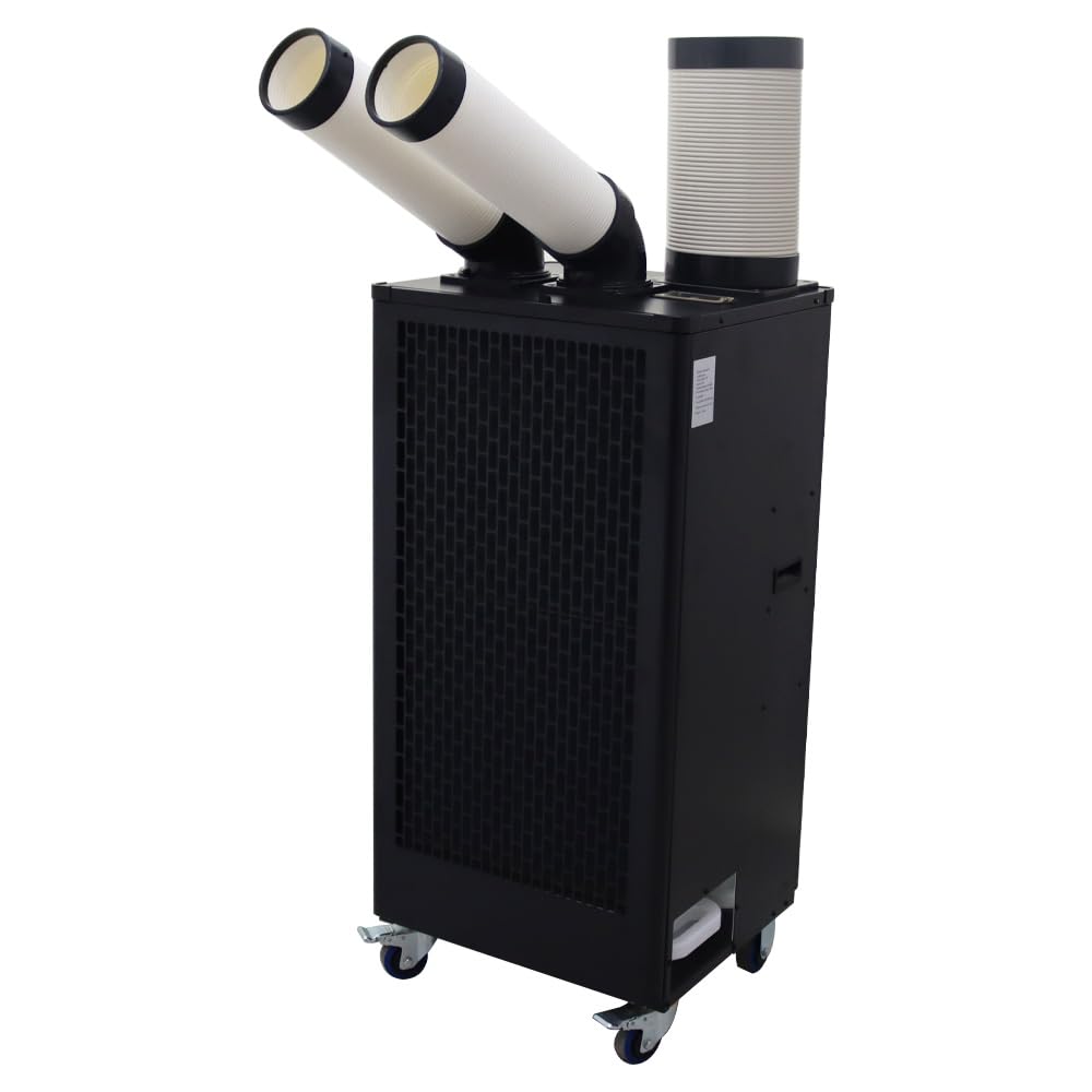 HayWHNKN Industrial Spot Cooler Air Conditioner Commercial Portable Air Cooler 15400 Btu/h Mobile for Outdoor Indoor Workshops 220V