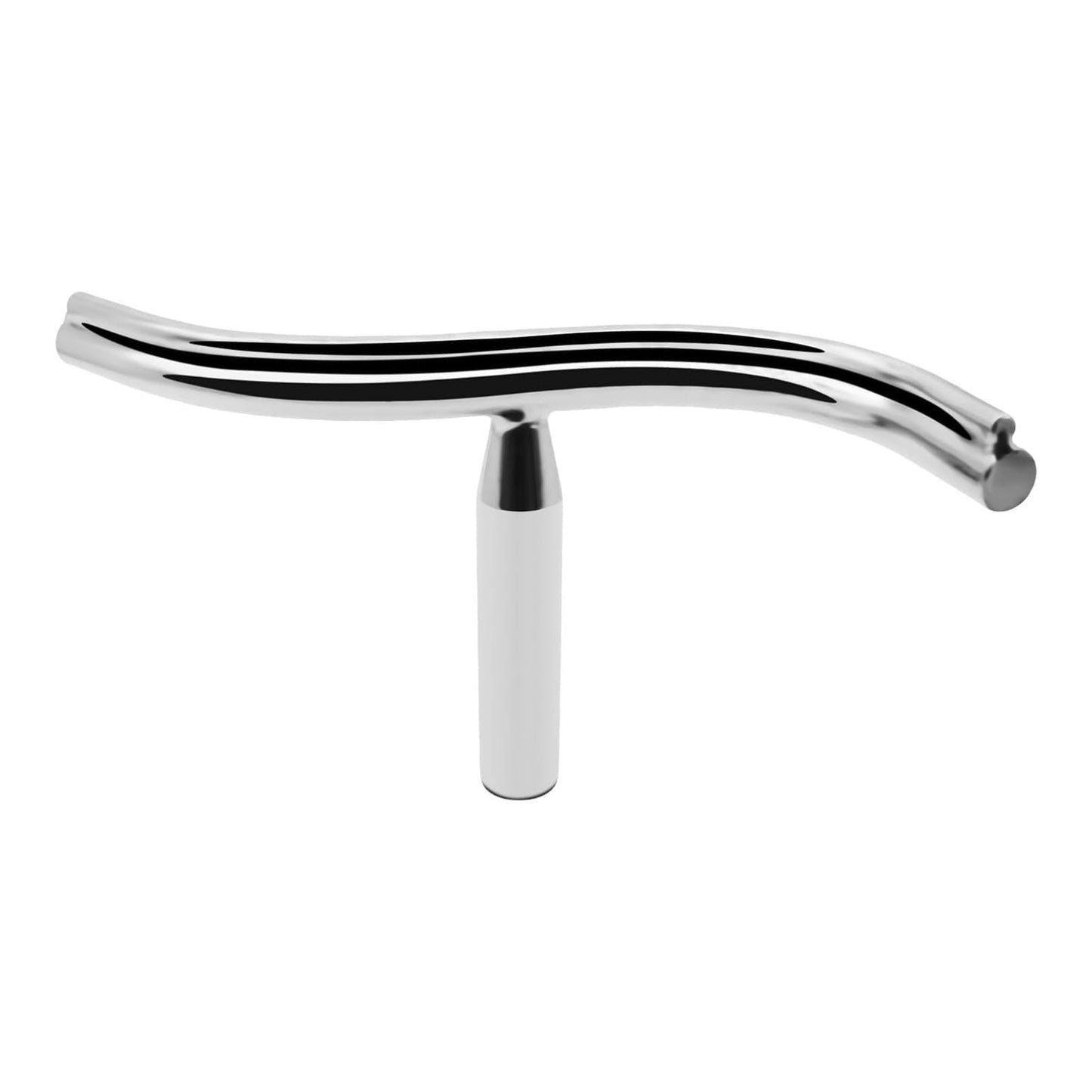 Jecoupoon 12 Inch Stainless Steel Curved Lathe Tool Rest, Shaped Wood Lathe Tool Rest for Bowl Turning, Wood Lathe Tool Holder, Wood Lathe Turning Accessories, 1 or 5/8 In Column (1")