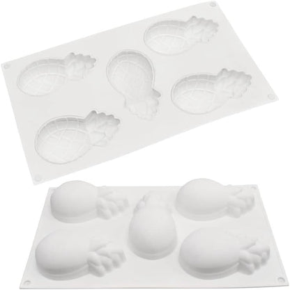 Silicone Cake Mold, Dessert Silicone Mold for Baking, Fondant Mould, Fruit Shape, Jelly Bakeware, 11.68x6.84x1.48 inch