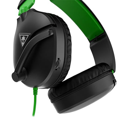 Turtle Beach Recon 70 Multiplatform Gaming Headset for Xbox Series X|S, Xbox One, PS5, PS4, PC & Mobile w/ 3.5mm Wired Connection - Flip-to-Mute Mic, 40mm Speakers, Lightweight Design, Black