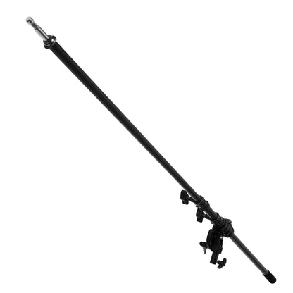 Flashpoint Turtle Base C-Stand and Cross Arm Boom Kit (Black, 10.5')