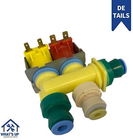 What'sUp? W10341320 Refrigerator Water Inlet Valve Replacement - Compatible with Whirlpool Refrigerators