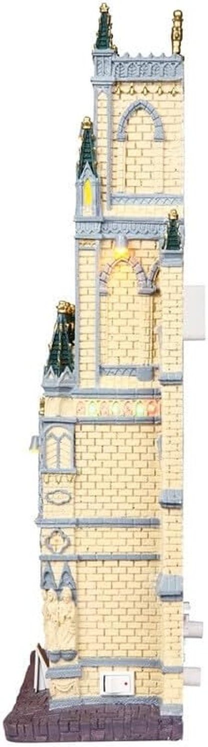Lemax Christmas | St. Patrick's Cathedral Battery Operated Figurine - 4.5V, Festive Decor