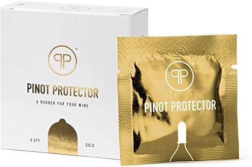 Big Betty Pinot Protector Wine Bottle Stoppers, 6 Pack of 100% Food-Grade Nitrile Stoppers for Glass Wine & Beverage
