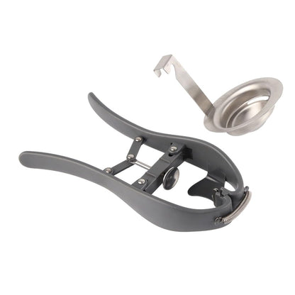 MOPFOL Egg Cracker 304 Stainless Steel - Professional Handheld Opener and Separator for Hard & Soft-Boiled Eggs, Easy Eggshell Cutter