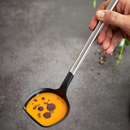 Rösle Basics Line Soup Ladle with 11.5 in. Stainless Steel Handle