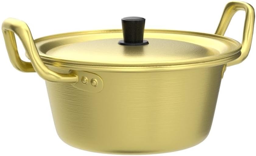 Korea Noodle Pot/Hot Shin Ramyun - Aluminum Pot 6.3" (16cm), Traditional Hot Pot