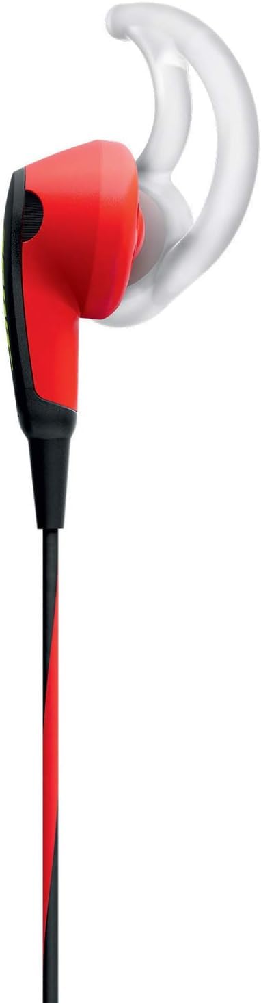 Bose SoundSport In-Ear Headphones w/Mic (Apple) (Red) (Renewed)