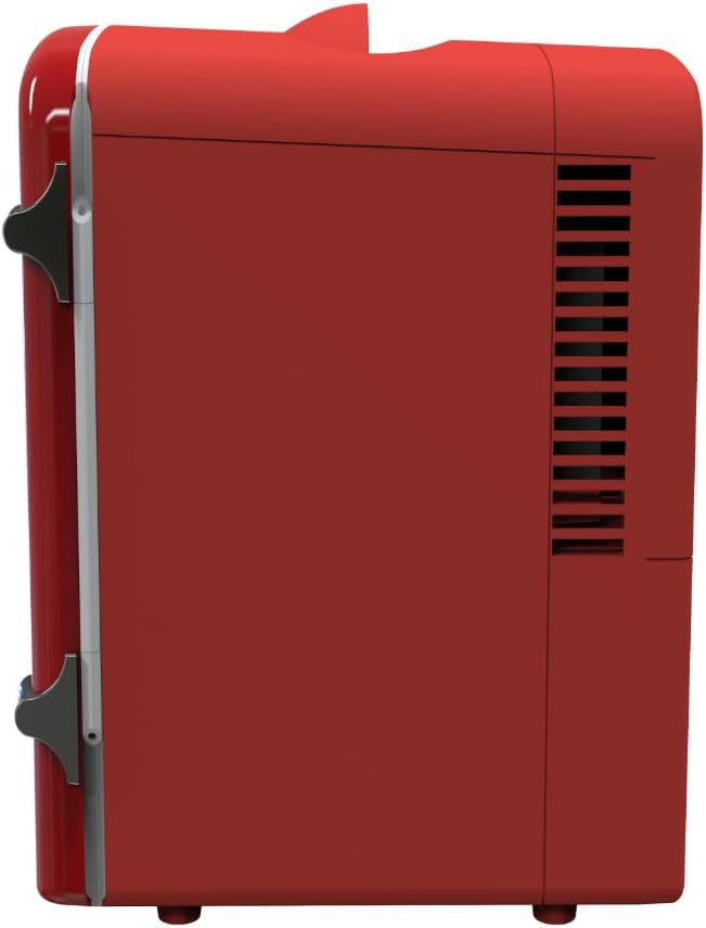ARCTIC CHEF RMIS129RED Mini Compact Refrigerator, Red, 0.14 Cubic Feet