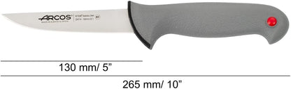 ARCOS Butcher Knife, 5 Inch Nitrum Stainless Steel, 130 mm Blade - Professional Cooking Knife for Meat, Fish,