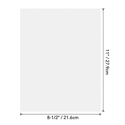 psler Translucent Vellum Paper - 8.5x11, 60 Sheets, 135GSM, Printable, Tracing, Drawing, Card Overlays, Invitation Envelope