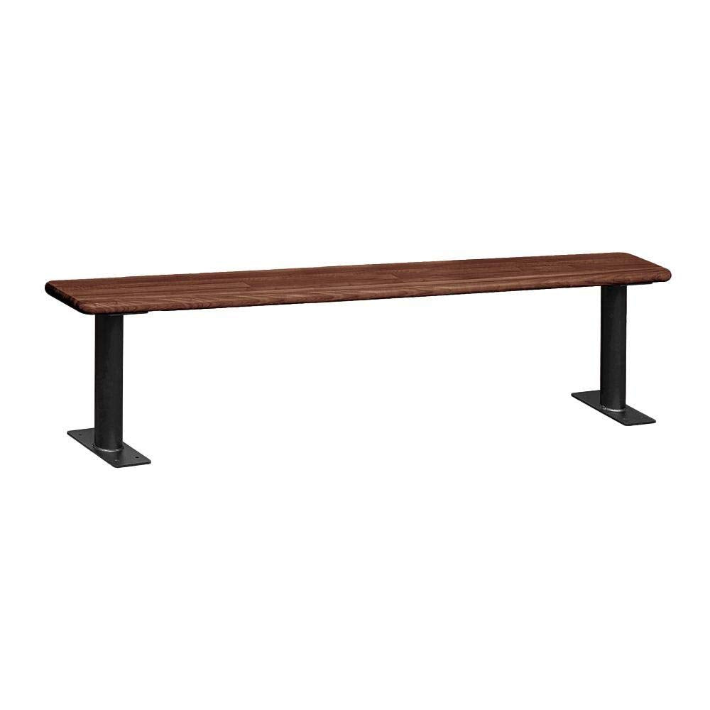Salsbury Industries Wood Locker Benches, 72-Inch, Dark Finish