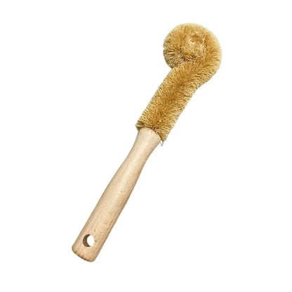 9-Piece Eco-Friendly Kitchen Cleaning Set – Bamboo Dish Brush, Bottle Brushes, Reusable Metal Straws & Cleaning Tools | Zero Waste Household Essentials | Sustainable & Durable Kitchen Accessories
