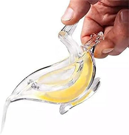 New Acrylic Manual Lemon Slice Squeezer, Portable Transparent Fruit Juicer, Hand Juicer for Orange Lemon