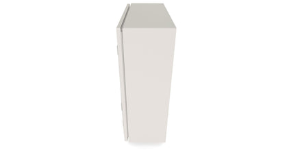 Rittal 8017.546, WM wall-mounted enclosure, Single Door, Carbon Steel, 23.6" Height x 19.7" Width x 8.27" Depth