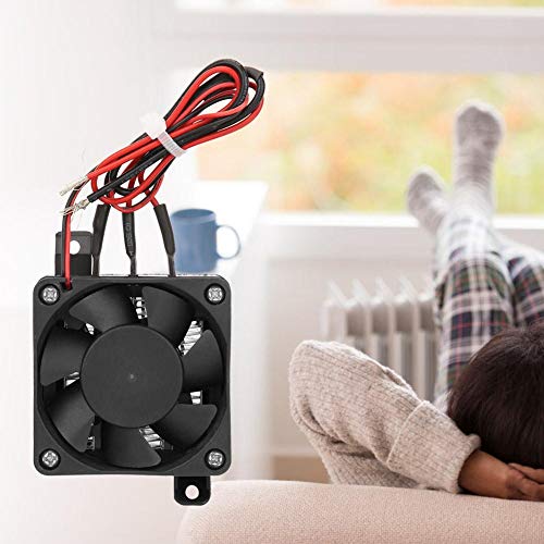 PTC Air Heater Mini Fan Heater 110V, Small Space Insulation Thermistor Heater with Constant Temperature (12V/250W)