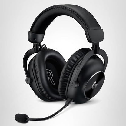 Logitech G PRO X 2 Lightspeed Wireless Gaming Headset: Wireless Gaming Headphones with Mic, 50mm Graphene Drivers, 2.02.0—7.1 Surround, Bluetooth/USB/3.5mm Aux, for PS4/PS5/PC/Nintendo Switch - Black
