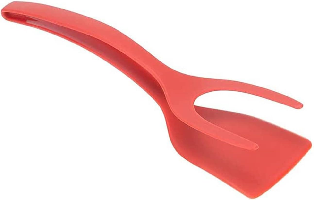 Egg Spatula, Grip and Flipp Tongs Spatula, 2 in 1 Omelette Clamp for Kitchen Cooking Tool for Eggs and Pancakes
