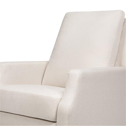 Namesake Crewe Glider Recliner Nursery Chair - GREENGUARD Gold & Certi-PUR US Certified Rocker Recliner - Glider Rocking Chair for Nursery & Living Room - Manual, 360° Swivel, Performance Cream