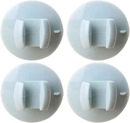 YARDWE 4Pcs Rice Cooker Spoon Holder, Blue, Suction Rack Spoon Storage Stand for Rice Maker Cooker