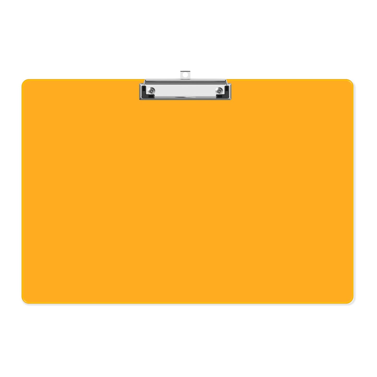 Juvealoe Extra Large Clipboard, 11 x 17 Light Orange Plastic Drawing Boards, Horizontal Clip Board, Landscape Layout, Suitable for Sketching, Watercolor. Drafting & Art Supply
