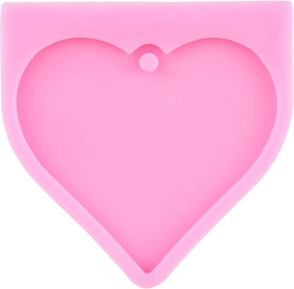 Father's Day Molds, Dad Candy Chocolate Silicone Molds, Heart Bow Tie Beard Fondant Molds Set of 4