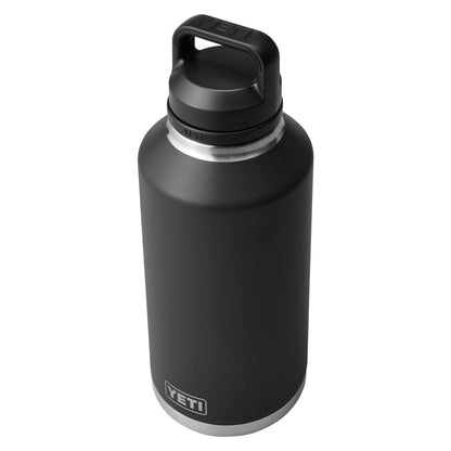 YETI Rambler 64 oz Bottle, Vacuum Insulated, Leakproof, Stainless Steel with Chug Cap, Black