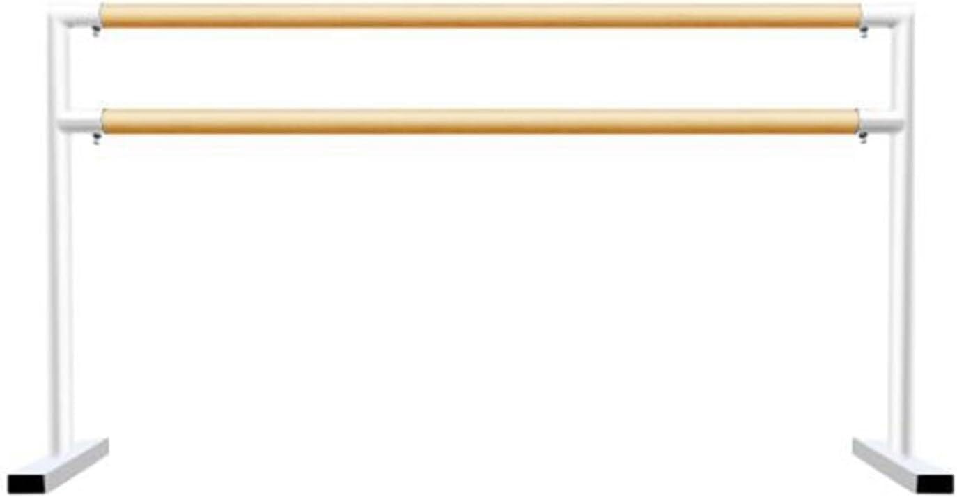 VUBYSG Independent Portable Mobile Dance Pole Fitness Equipment for Adults and Children, Stretching Ballet bar, White - 100cm,White-100cm