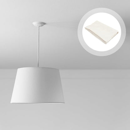 Mobestech Lampshade Material Roll Pre-Cut Flax Fabric Diy Lamp Cover Sheet for Table and Floor Lamps 62.20X39.37 Inches Light Shade Material for Home Decor Projects