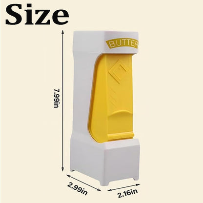 Portable Butter Cutter Slicer Single Stick, Butter Cutter and Storage Case, One Click Butter Dispenser Stick with Stainless Steel Blade, Butter Slicers for Butter Squares, Bread, Cheese