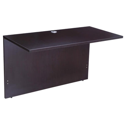 Boss Office Products Holland 71" Executive U-Shape Desk with Lateral File Storage, Mocha