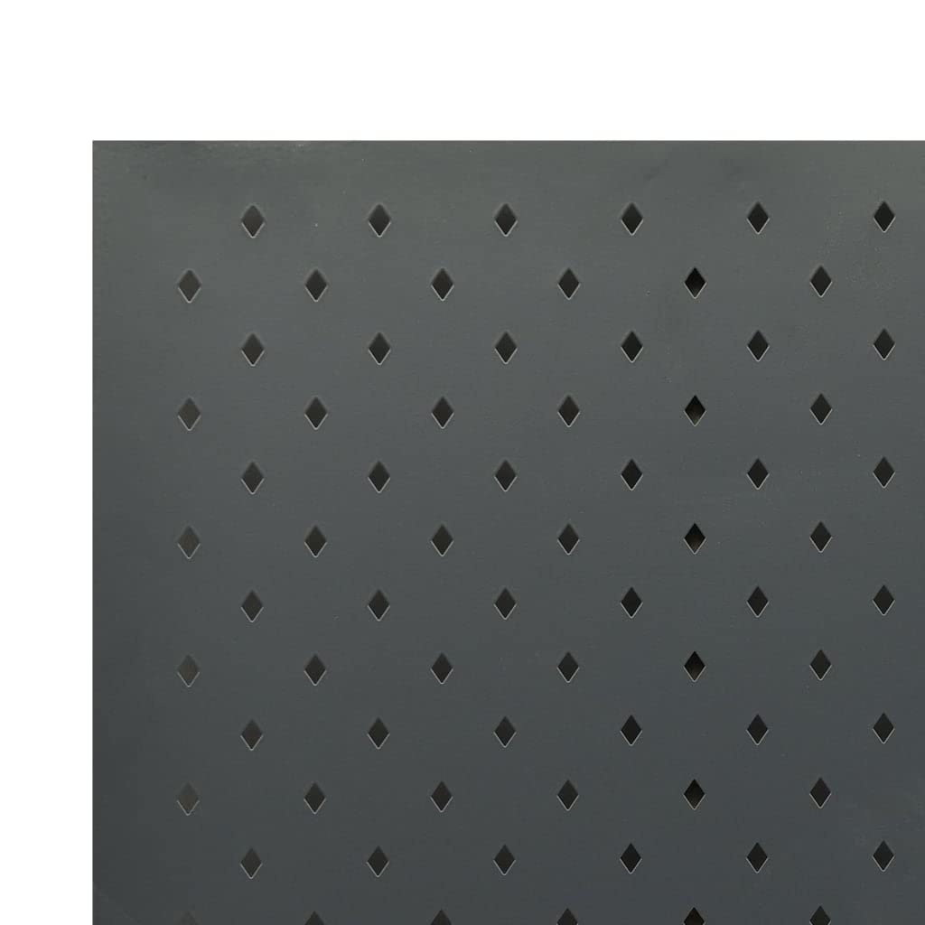 Outdoor/Indoor Room Divider, Room Screen Divider Wall Protection Privacy Furniture Indoor Bedroom, 4-Panel Room Divider Anthracite 63"x70.9" Steel