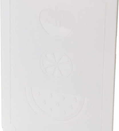 Fdit Foldable Kitchen Cutting Board, Portable Chopping Board for Outdoor Picnic, Nordic Rice White 20x12.5x0.8cm
