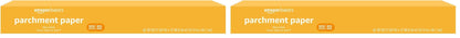 Amazon Basics Parchment Paper for Baking, Non-Stick, 90 Sq Ft Roll, (Pack of 2)