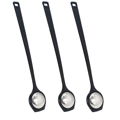 Ice Tapper，JfwuHap 3 Pcs Ice Mallet,Stainless Steel Ice Tapper,Ice Picks,Ice Crusher,Stainless Steel Tapper,Mallet Tool for Cocktails(Black)